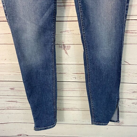 7 For All Mankind Ankle Skinny Jeans Women's Size 28 (28 x 28) Split Ankle - Picture 2 of 14